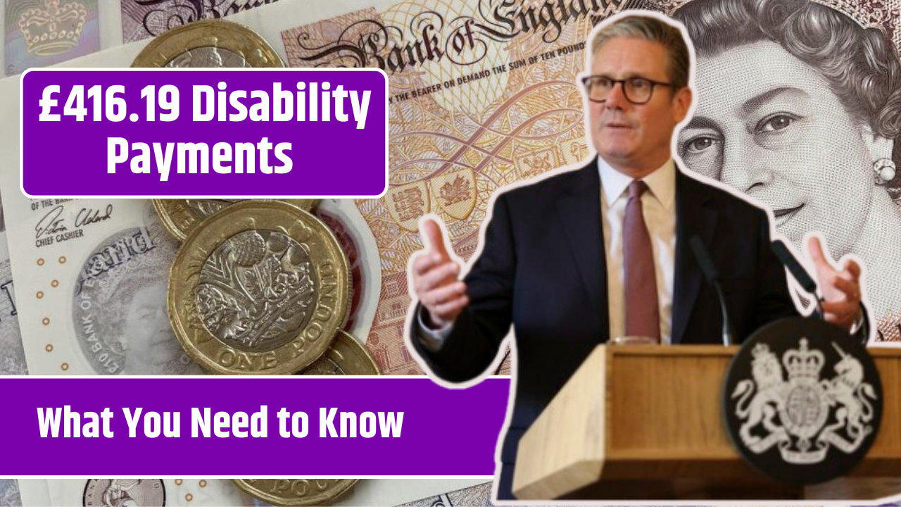 £416.19 Disability Payments Protected
